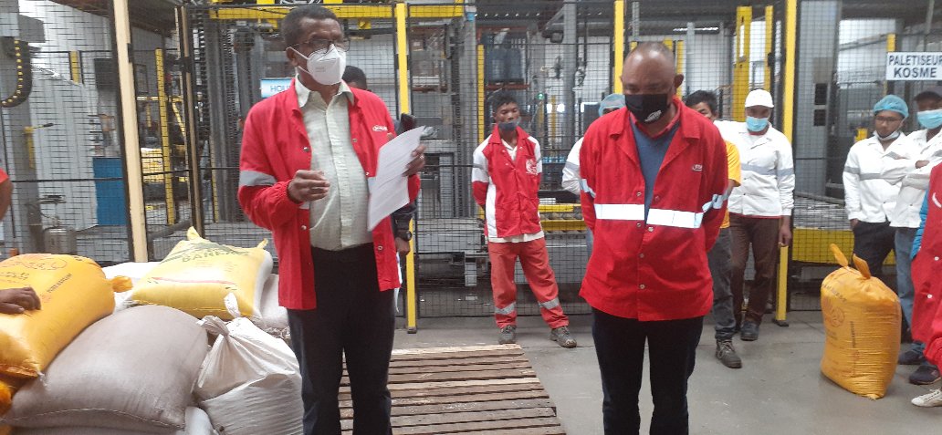 365 jours sans accident et sans arrêt de travail à l'Usine Andranovelona