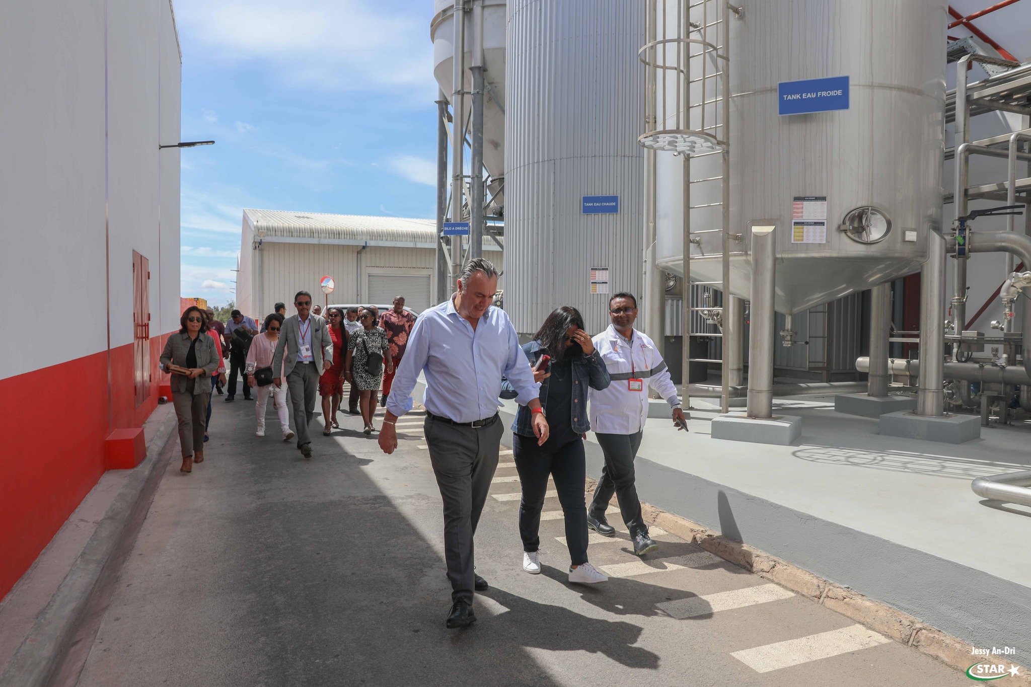 Visite de l'Usine d'Ambatolampy par l'EDBM