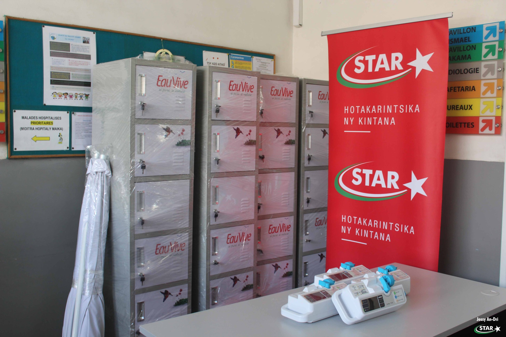 Dotation de matériels médicaux et de rangement pour les patients du CHUMET