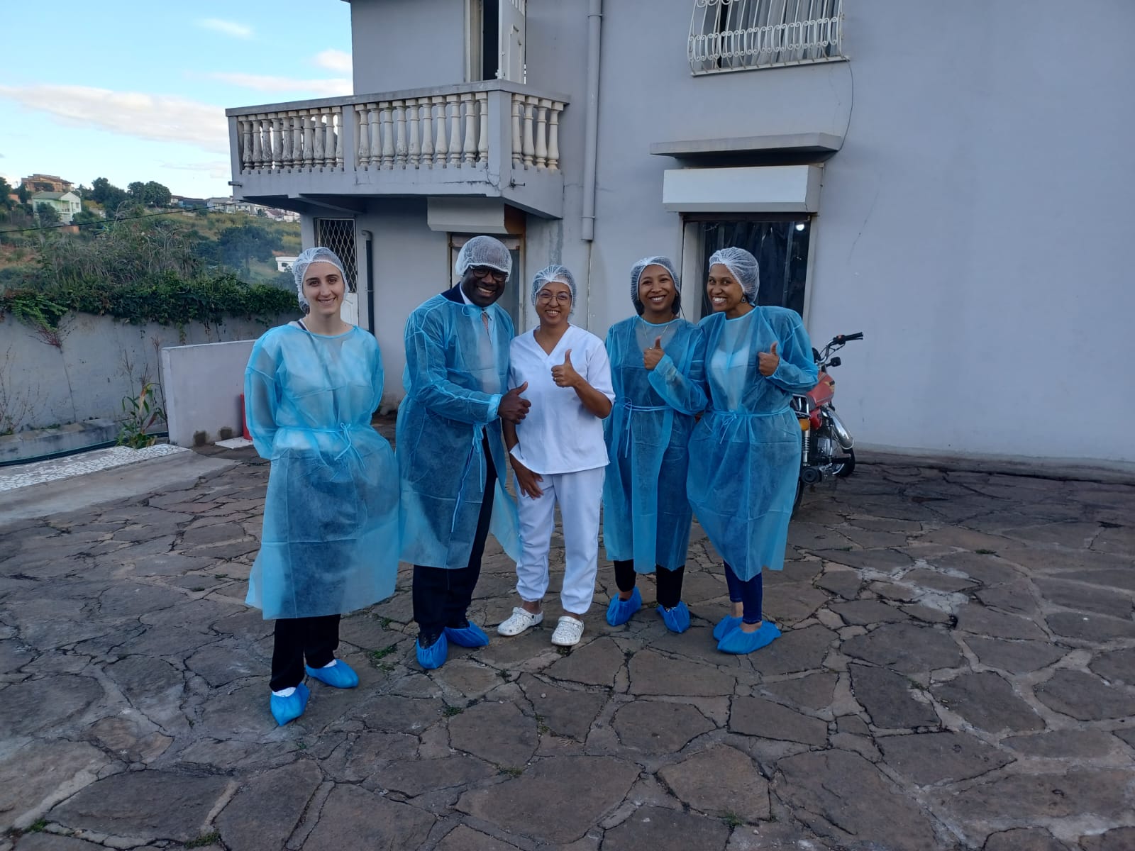 Visite de l'équipe du Fonds Pierre Castel