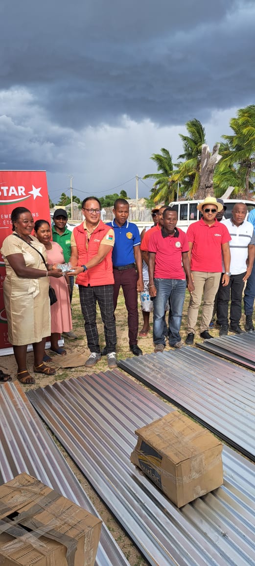 DOTATION MOROMBE APRES LE PASSAGE DE ALVARO