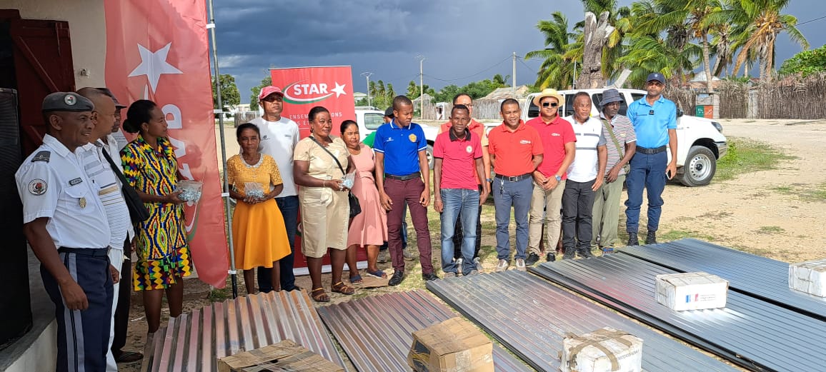 DOTATION MOROMBE APRES LE PASSAGE DE ALVARO