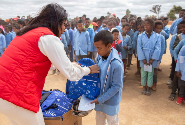 STAR en soutien aux élèves du CEG Andranovelona